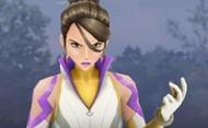 Sierra can call different Pokemon each slot based on chance when she encounters a trainer (Image via Niantic)